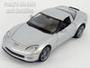 2007 Chevrolet Corvette Z06 - SILVER - 1/24 Diecast Metal Model by Welly