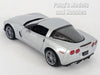 2007 Chevrolet Corvette Z06 - SILVER - 1/24 Diecast Metal Model by Welly
