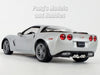 2007 Chevrolet Corvette Z06 - SILVER - 1/24 Diecast Metal Model by Welly