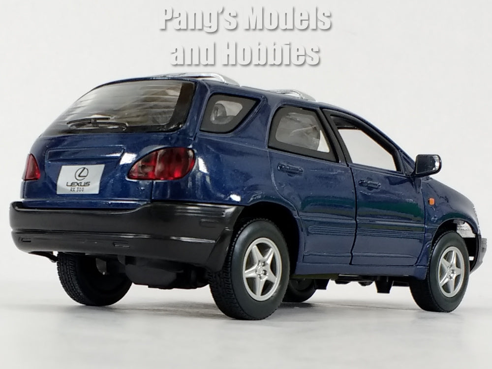2000 Lexus RX 300 RX300 - Blue - 1/24 Scale Diecast Model by Smart Toy ...