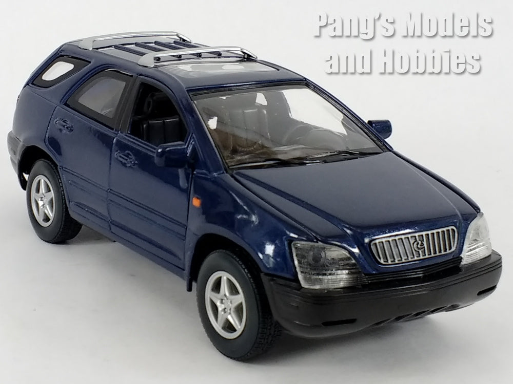 2000 Lexus RX 300 RX300 - Blue - 1/24 Scale Diecast Model by Smart Toy ...