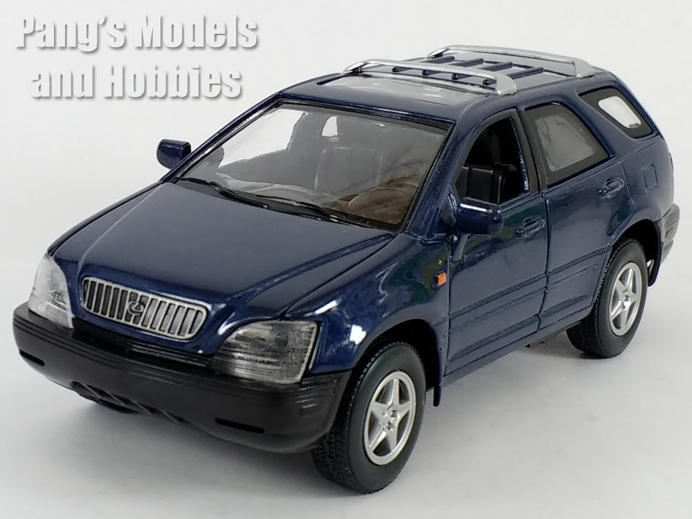 2000 Lexus RX 300 RX300 - Blue - 1/24 Scale Diecast Model by Smart Toy ...