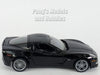 2007 Chevrolet Corvette Z06 - BLACK - 1/24 Diecast Metal Model by Welly