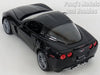 2007 Chevrolet Corvette Z06 - BLACK - 1/24 Diecast Metal Model by Welly