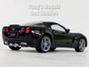 2007 Chevrolet Corvette Z06 - BLACK - 1/24 Diecast Metal Model by Welly