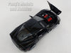 2007 Chevrolet Corvette Z06 - BLACK - 1/24 Diecast Metal Model by Welly