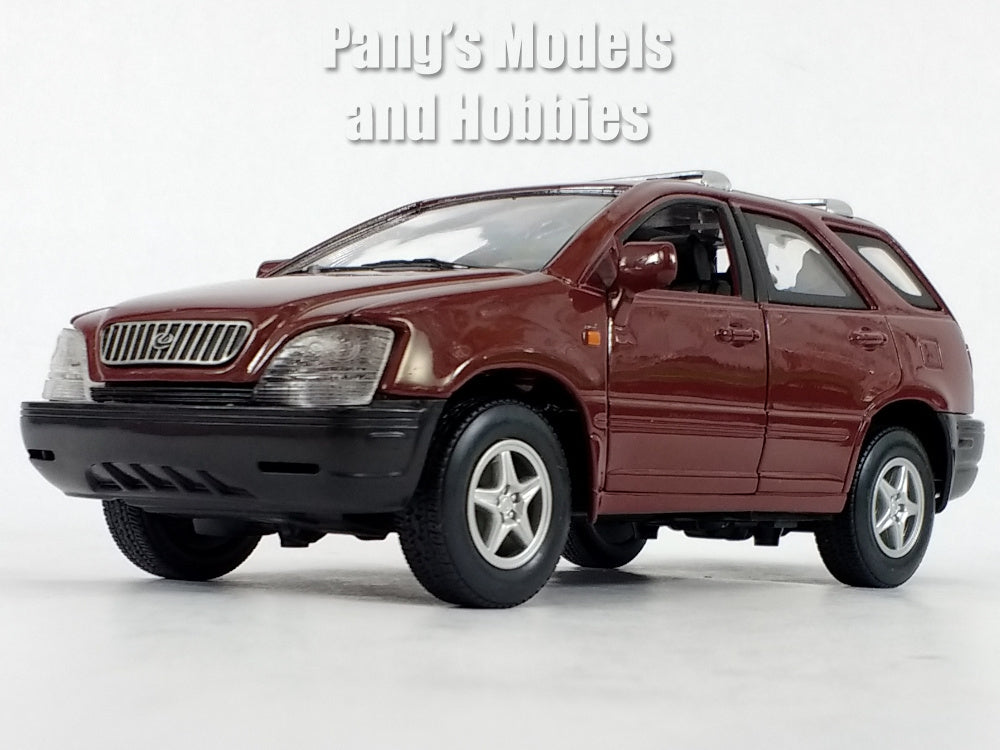2000 Lexus RX 300 RX300 - Burgundy - 1/24 Scale Diecast Model by Smart ...