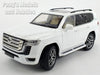 2023 Toyota Land Cruiser GXR - White 1/24 Scale Diecast Metal Model by Mijo
