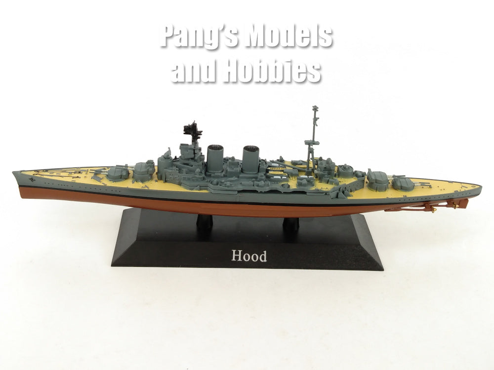 Battlecruiser HMS Hood - Royal Navy (RN)  1/1250 Scale Diecast Metal Model by DeAgostini