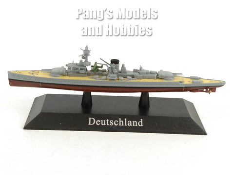 German Cruiser Deutschland 1/1250 Scale Diecast Metal Model by DeAgostini