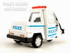 4 Inch NYC Metro Police Mini Car - White - 1/30 Scale Diecast Model by Finsfun