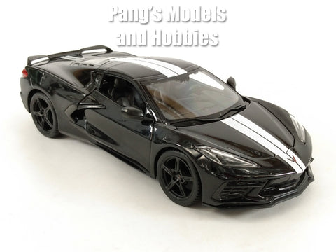 2020 Chevrolet Corvette Stingray Coupe - Black - 1/24 Diecast Metal Model by Maisto