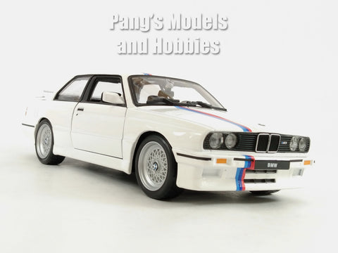 1988 BMW M3 - WHITE - 1/24 Scale Diecast Model by Bburago