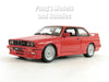 1988 BMW M3 - RED - 1/24 Scale Diecast Model by Bburago