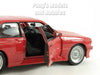 1988 BMW M3 - RED - 1/24 Scale Diecast Model by Bburago