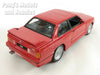 1988 BMW M3 - RED - 1/24 Scale Diecast Model by Bburago