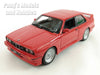 1988 BMW M3 - RED - 1/24 Scale Diecast Model by Bburago