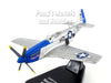 Set of Two - P-51 Mustang vs Fw-190 "Defense of the Reich, 1944-45"  1/72 Scale Diecast Metal Model by Atlas