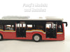 11.5 Inch Articulated Bus - Lights and Sounds - Red - 1/62 Scale with Light and Sound Diecast Model