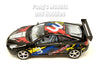 5 inch Toyota Celica - BLACK RACING - 1/34 Scale Diecast Model by Kinsmart