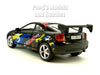 5 inch Toyota Celica - BLACK RACING - 1/34 Scale Diecast Model by Kinsmart
