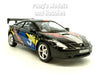5 inch Toyota Celica - BLACK RACING - 1/34 Scale Diecast Model by Kinsmart