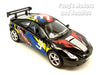 5 inch Toyota Celica - BLACK RACING - 1/34 Scale Diecast Model by Kinsmart