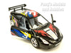 5 inch Toyota Celica - BLACK RACING - 1/34 Scale Diecast Model by Kinsmart