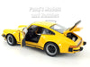 1974 Porsche 911 Turbo - Yellow - 1/24 Diecast Metal Model by Welly