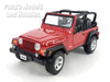 Jeep Wrangler Rubicon - RED - 1/27 Scale Diecast Metal Model by Maisto