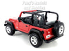 Jeep Wrangler Rubicon - RED - 1/27 Scale Diecast Metal Model by Maisto