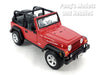 Jeep Wrangler Rubicon - RED - 1/27 Scale Diecast Metal Model by Maisto