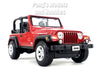 Jeep Wrangler Rubicon - RED - 1/27 Scale Diecast Metal Model by Maisto