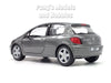 2001 Peugeot 307 XSI - GRAY - 1/32 Scale Diecast Metal Model by Kinsmart