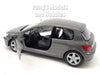 2001 Peugeot 307 XSI - GRAY - 1/32 Scale Diecast Metal Model by Kinsmart