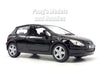 2001 Peugeot 307 XSI - BLACK - 1/32 Scale Diecast Metal Model by Kinsmart