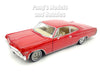 1965 Chevrolet Impala SS 396 - Low Rider - Red  - 1/24 Diecast Metal Model by Welly