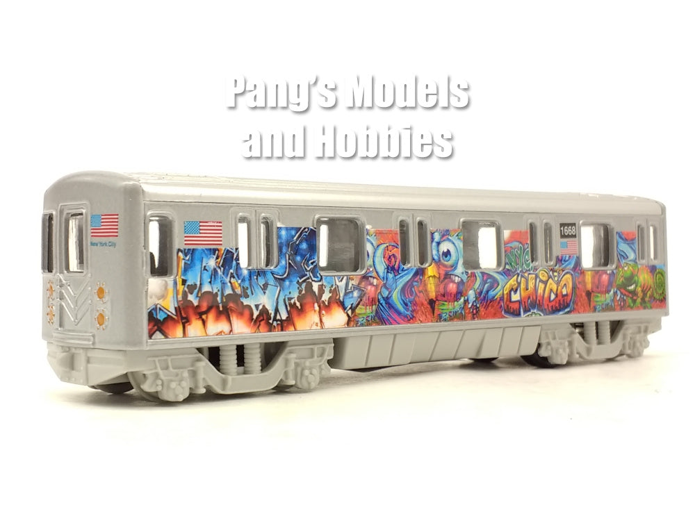 7 Inch New York City Subway Train - Chico Graffiti - 1/128 Scale