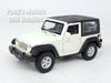 4.25 Inch Jeep Wrangler Rubicon Hard Top - WHITE - 1/32 Scale Diecast Metal Model by Welly
