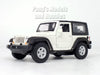 4.25 Inch Jeep Wrangler Rubicon Hard Top - WHITE - 1/32 Scale Diecast Metal Model by Welly