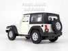 4.25 Inch Jeep Wrangler Rubicon Hard Top - WHITE - 1/32 Scale Diecast Metal Model by Welly