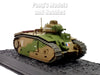 Char B1 Heavy Tank - French Army 1940 & Display Case - 1/72 Scale Diecast Metal Model by Atlas