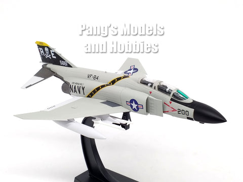 F-4 F-4J Phantom II - VF-84 "Jolly Rogers" US NAVY 1971 - 1/100 Scale Diecast Metal Model by Hachette