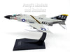 F-4 F-4J Phantom II - VF-84 "Jolly Rogers" US NAVY 1971 - 1/100 Scale Diecast Metal Model by Hachette