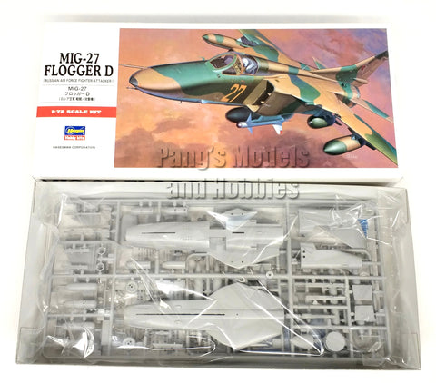 Mig-27 Flogger D - Russian Air Force 1/72 Scale Plastic Model Kit (Assembly Required) by Hasegawa