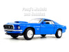 1969 Ford Mustang Boss 429 - BLUE - 1/24 Diecast Metal Model by Welly