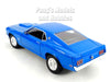 1969 Ford Mustang Boss 429 - BLUE - 1/24 Diecast Metal Model by Welly