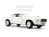 1969 Ford Mustang Boss 429 - WHITE- 1/24 Diecast Metal Model by Welly