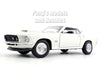 1969 Ford Mustang Boss 429 - WHITE- 1/24 Diecast Metal Model by Welly