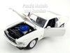 1969 Ford Mustang Boss 429 - WHITE- 1/24 Diecast Metal Model by Welly